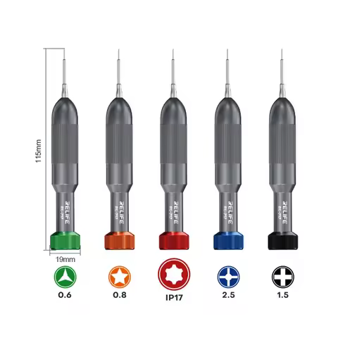 RL-717 Screwdriver Repair Tool with Y000 Y0.6 Pentalobe Tips for iPhone 17/16/15/14/13 Pro Max & Air