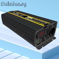 DC 12V To AC 220V Car Inverter LED Display Digital Power Inverter Pure Sine Wave