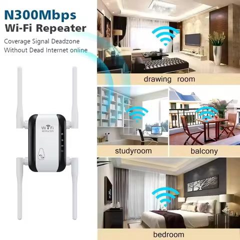 Wireless Router Wifi Repeater 300Mbps WiFi Signal Amplifier Wi Fi Booster 2.4G Wi Fi Repeater Access