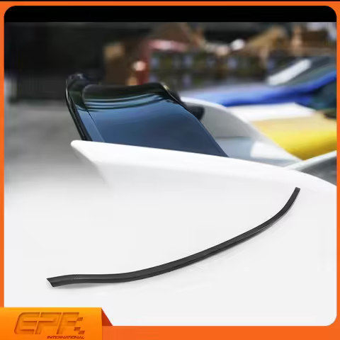 For FK8 Civic Type R ES Style Gurney Flap (For OE wing blade) Auto Rear Wing Trim Modification Part