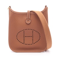【二手】愛馬仕 HERMES 單肩背包 Evelyne TPM Amazon 金色皮革 Evelyne Amazon TPM 金色 女士 全新未使用