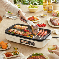 小熊 - 小熊烤肉盤 電烤盤家用煎鍋烤盤電烤爐烤鍋輕煙烤肉烤串