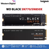 （ready stock) Western Digital WD BLACK SN770/SN850X NVMe Gaming SSD Gen4 PCIe, M.2 2280, up to  7.30