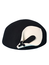 ดอกไม้สตรีชุด Fascinator หมวกสำหรับผู้หญิงผ้าขนสัตว์ Felt Derby Fedora ภาษาฝรั่งเศส Pillbox หมวกงานแ