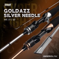 【In Stock】Kingdom GOLDAZZ Fishing Rods Ultralight XF F MF Spinning rod 2 Section L ML M MH Carbon Ca