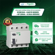 Schneider EZ9R364 leakage current circuit breaker - Easy9 Series - 4P 30mA - 4.5kA 400VAC