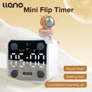 llano Ticktime cube Pomodoro Timer Smart Timer Pomodoro จับเวลาอุปกรณ์ตั้งเวลาการปิดเสียงและหยุดการแ