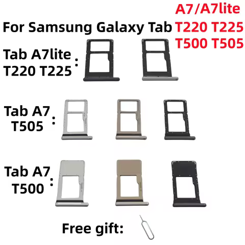 New Micro Tablet PC SIM Card SD Card Adapter Tray chip slot drawer Holder For Samsung Galaxy TAB A7 