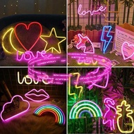 LED Neon Light Style ins Style Decorative Light Luminous Character Bar Stall Hang Wall Atmosphere Ni