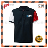 G Polo T Shirt Sulam YORK AC Aircon Aircond Inverter Home Kitchen Baju Sales Uniform Casual Cotton Fashion Embroidery