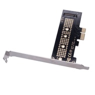 Toptekits Low Profile PCI-E 3.0 x1 Lane to M.2 NGFF M-Key SSD Nvme AHCI PCI Express Adapter Card (PC