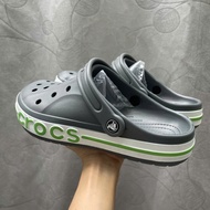 [Hàng loại 1] Dép Crocs Baya Clog viền màu xám đậm – Màu basic sang xịn đi êm chân cả ngày!
