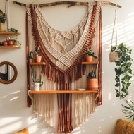 Macrame wall rack room decoration hanging decoration macrame wall hanging hanging decoration