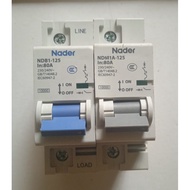 MCB 80A SCHNEIDER 1PHASE - MCB 80A 100A 125A NADER 1 PHASE - MCB 125A CHNT 1 PHASE - Miniature Circu