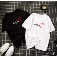 [Real Video] Shirt KOREANbag | I LOVE YOU - 4C 65% cotton Super cool (Not true 4c cotton, free shirt