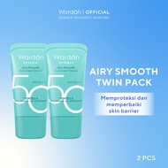 NEW PACKAGING! Wardah UV Shield Airy Smooth Sunscreen Serum SPF 50 PA++++ 25ml Single Twinpack Tripl