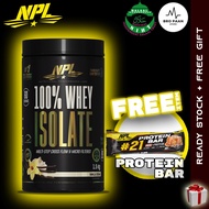 NPL 100% Whey Isolate (3.3lbs) - Pure Isolate Whey Protein, High Protein, Low Sugar, Low Calories