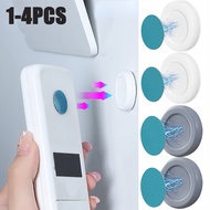 1-4Pcs Anti-Lost Wall Mount Magnetic Hook/Multifunctional Refrigerator Sticker Remote Control Storage Holder
