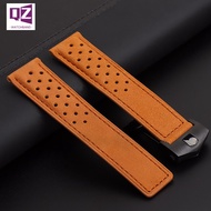 COW LEATHER Watch Strap 22Mm High Grade Frosted Leather Watchband For Tag Heuer Seiko Watches Band Bracelet