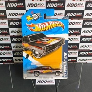 HW Hot Wheels '69 Pontiac GTO Black - 2012 RacingHW