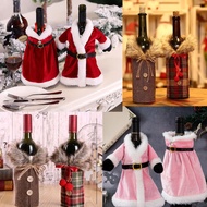 JJ CHEN Wine Bottle Cover Christmas Bottle Decoration Cover Wine Christmas Decoration Bottle Cover F