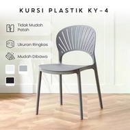 Dining Chair Plastic Chair Backrest Work Chair Plastic Chair KY-4