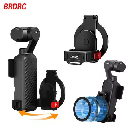 BRDRC Magnetic Stand Holder for DJI Osmo Pocket 3/4/4P Teleprompter Bracket Mount Live Streaming Exp