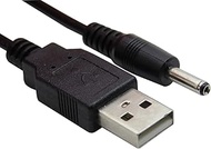 5FT, 1.5 Meters, USB 2.0 Male to DC 5.5mm x 2.1mm Power Cord 5 Volt DC Connector Charge Barrel Jack