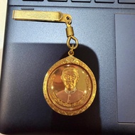Gold Er Ge Feng Thai Amulet Er Ge Feng LP Key 招财 二哥丰 Er Ger Feng Er Ge Fong佛牌 泰国