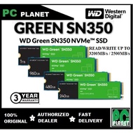 Western Digital Green WD SN350 240GB / 480GB / 1TB QLC M.2 2280 PCIE Gen3 x4 NVMe SSD