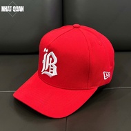 Mũ nón lưỡi trai New Era kaki thêu chữ B hoa cực chất - Nhật Quân Asia nhatquanasia