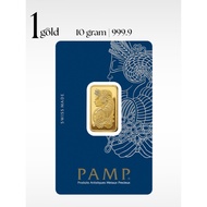 [10 gram] 1Gold PAMP Lady Fortuna™ Gold Minted Bar (999.9) 100% Authentic