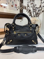Balenciaga 黑色機車包