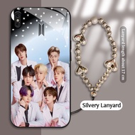 HP Tempered Glass case For Apple iphone X XR XS MAX Mobile Phone case Bangtan Boys BTS Hard case Cus