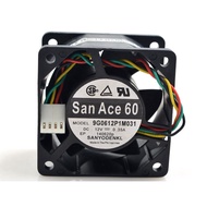 Sanyo 6038 6cm 12V 0.35A 9G0612P1M031 4-Wire Double Ball Quiet Fan