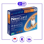 Nexgard Spectra Fleas Tick Mites Heartworm Prevention for Extra Small Dog (2-3.5Kg)