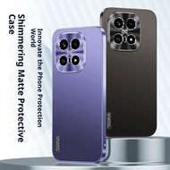 For VIVO iQOO 15 Case Luxury Streamer Metal Lens Frosted PC Cover For IQOO 15 Shockproof Bumper Case