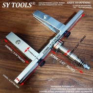 K8 Aluminum Alloy Long Row Flipping Clamp 360-degree Knife Sharpener Sharpening Tool Accessory Modif