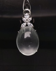 寶麗金珠寶-天然水沫子白鋼墜