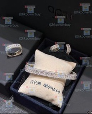 新款 APM閃耀四葉草手鏈+素圈方形手鐲疊戴生日禮物情人節禮3 請認證hkpowerbuy.賣家 飾品 手鏈 耳環 頸鏈 手扼 禮物 送禮 紀念日 生日