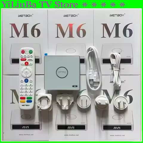 [Genuine]Newest IMETBOX M6 Smart TV Box Global version Android12 4G 64G with Vioce Control Wifi6 8K 