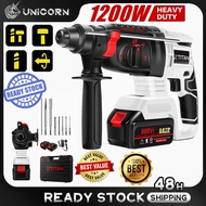 XTITAN 988VF 3 Mode Brushless Rotary Hammer Drill Electric Cordless Impact Drill Heavy Duty Drill Bi