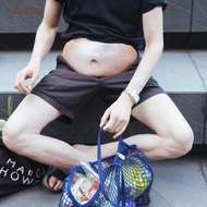 UPSTOTO Funny Pack,  Belly Creative Belt Bag, Pop Funny Travel Waist Bag Men