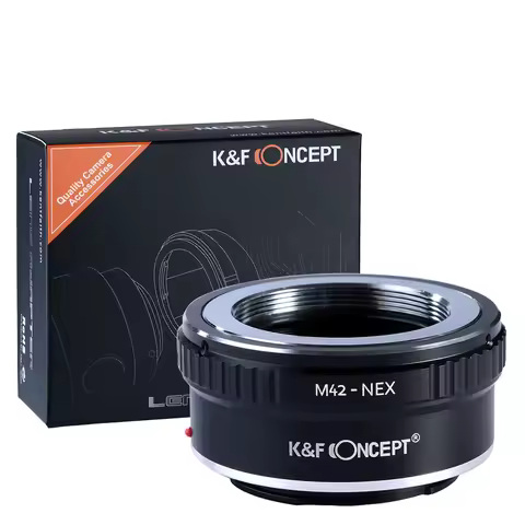 K&F Concept M42 to Sony E Lens Adapter for M42 Screw Mount Lens to Sony a5000 a6000 A7C A7C2 A1 A9 A