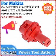 9.6V 3.0Ah Replacement Power Tool Battery for Makita PA09 9120 9134 9135 9135A 6261D 6207D 9102 6207