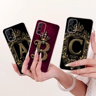 For Oppo A74 5G Case CPH2197 CPH2263 Cute Crown Letters Cover Soft Slim Phone Case For Oppo A74 A 74