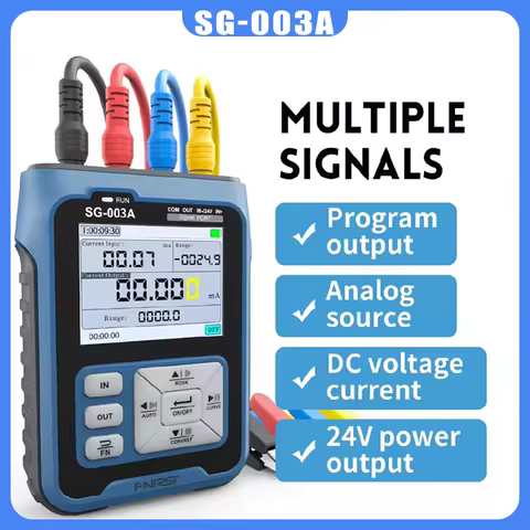 FNIRSI SG-003A Signal Generator PWM Pulse Output TFT LCD Display 0-10V 4-20mA Adjustable Current-Vol