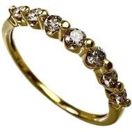 二手 GSTV 0.32 克拉鑽石戒指，18K 金，2.0 克，15 號，女士款。