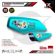 TRANSPARENT STRIPING RX KING ESSE MOTIF Change | PREMIUM QUALITY MAXDECAL | RXK1