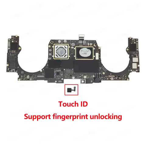 2019 Original Laptop Motherboard For MacBook Pro 16" A2141 Logic Board With Touch ID i7 i9 512GB 1TB